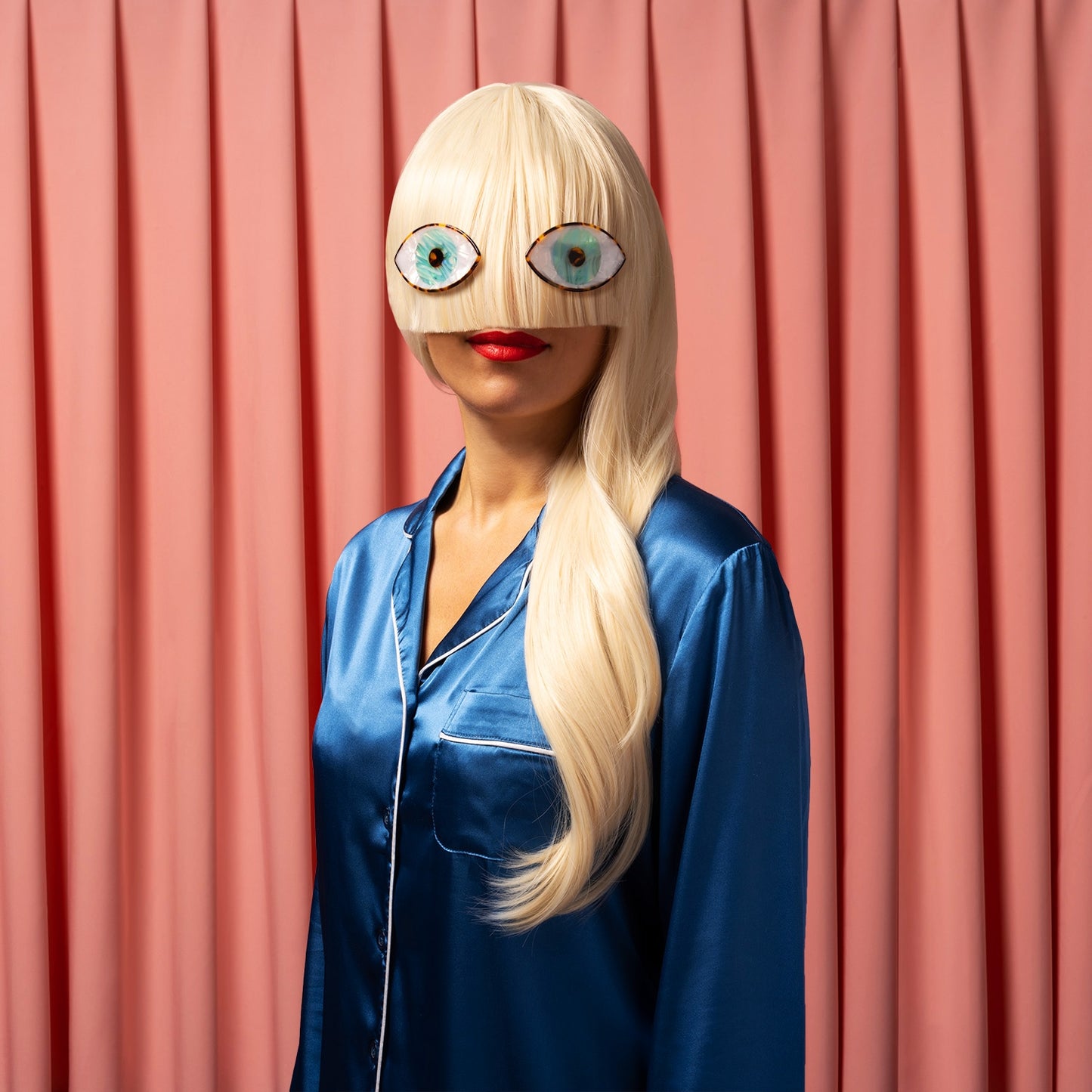 Eye Hair Claw - Blue