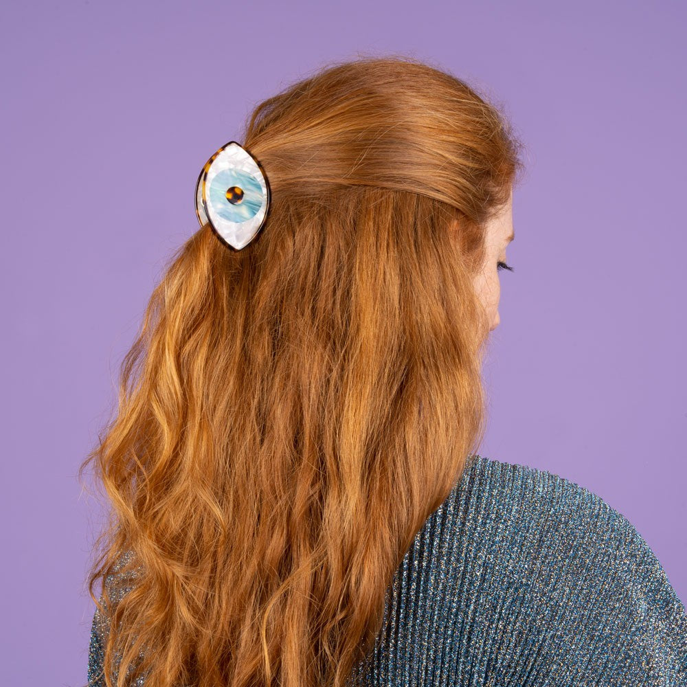 Eye Hair Claw - Blue