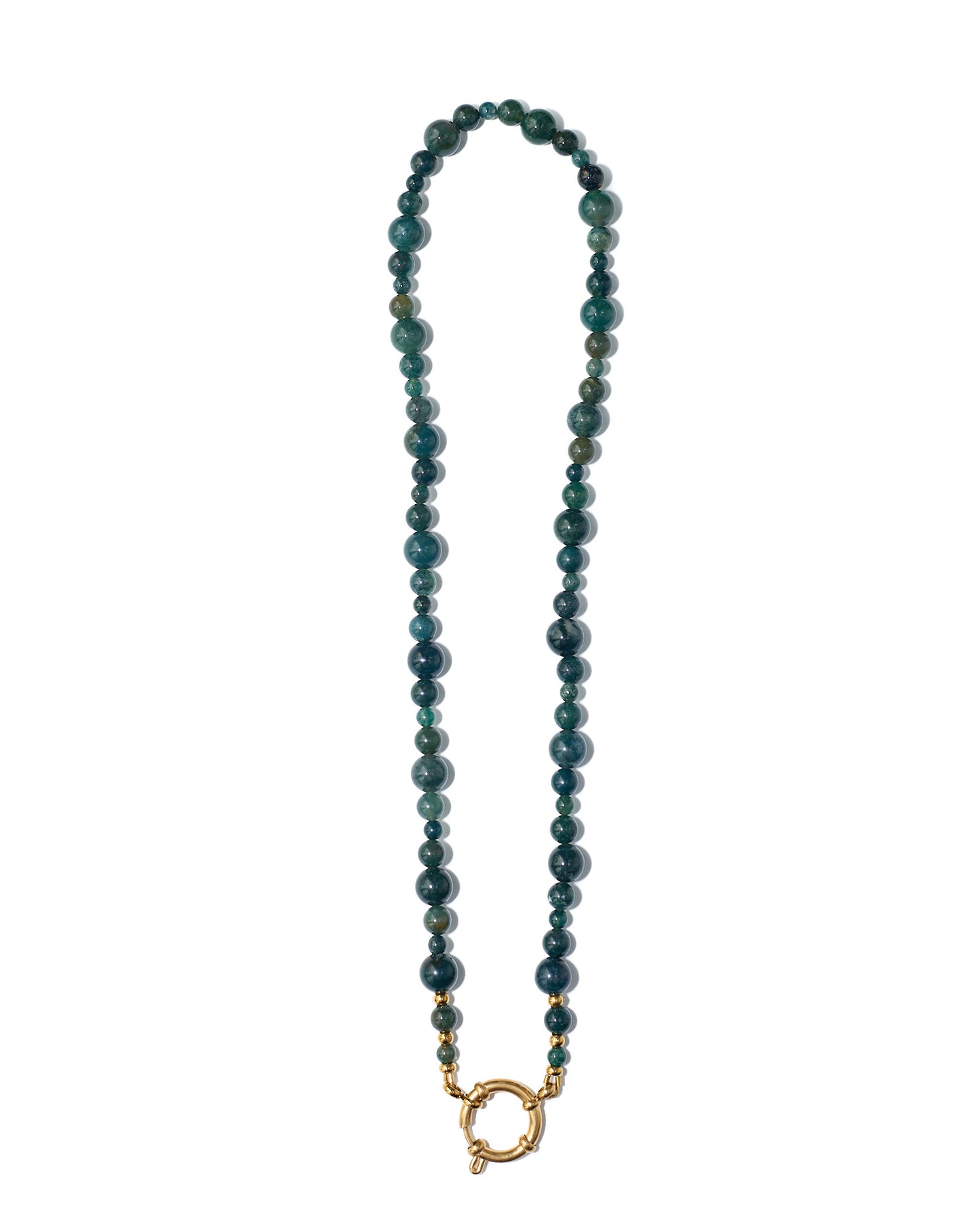 The O Necklace | Indian Agate Mixed Ball Ball | Glasses Holder