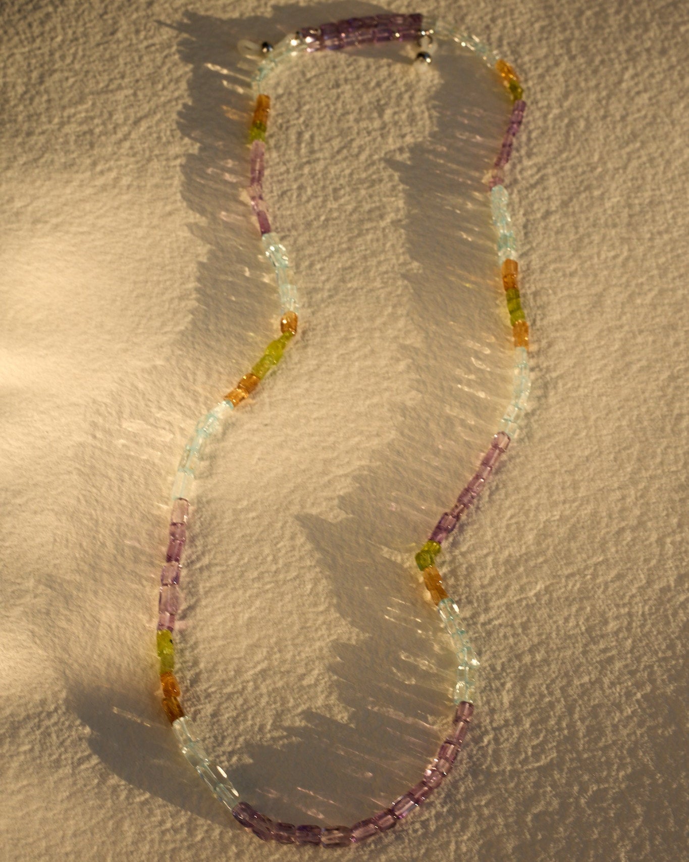 Ethereal Garden – Natural Gemstone Glasses Chain