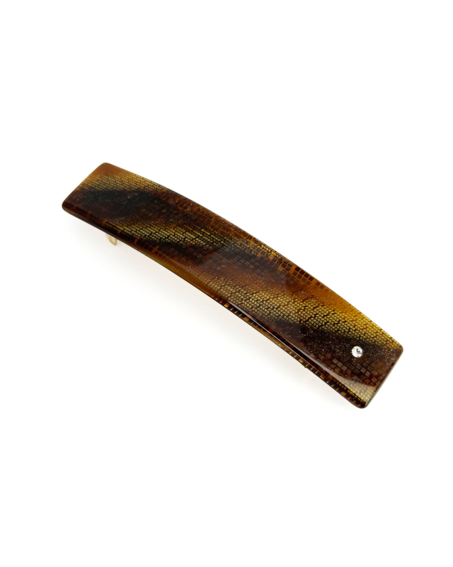 Classic Rectangle French Hair Barette Clip