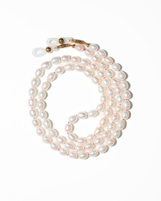 Grandma's Pearl - Silk Knotted Chain