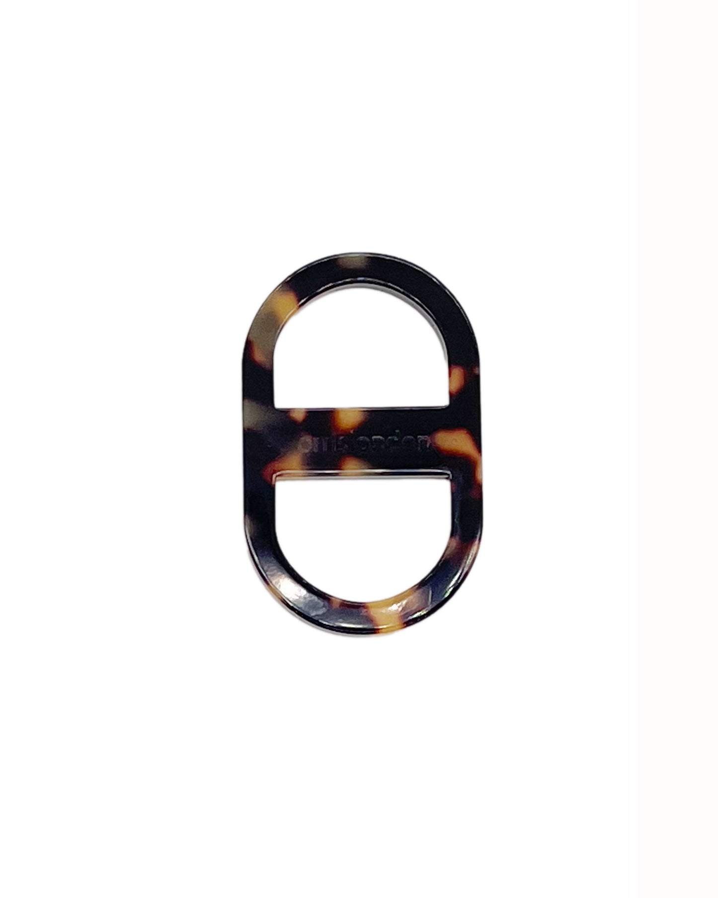 Bio Acetate Scarf Ring - Dark Tokyo / Flesh Beige