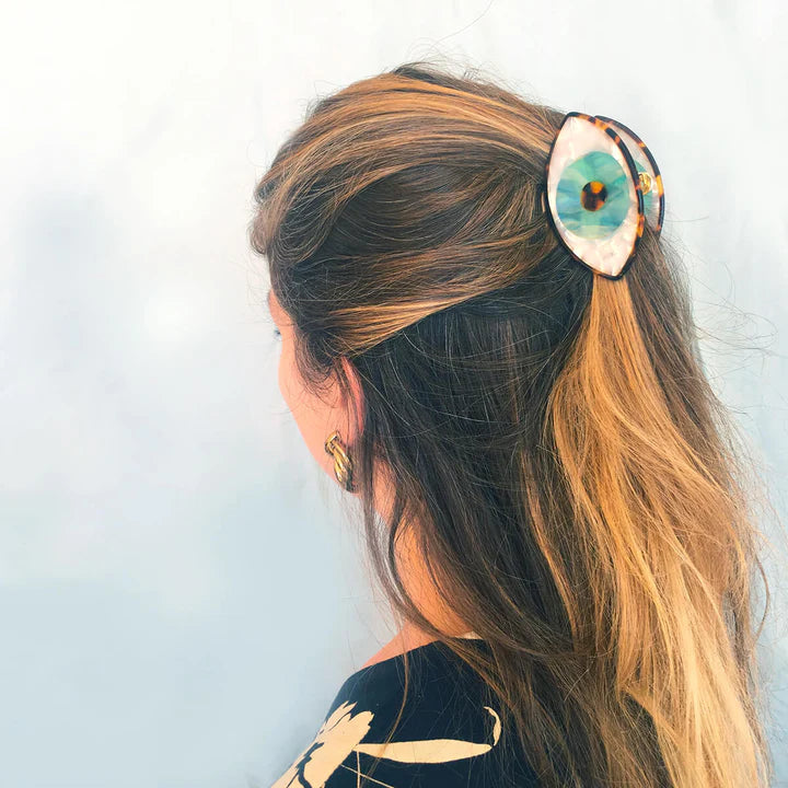 Eye Hair Claw - Blue