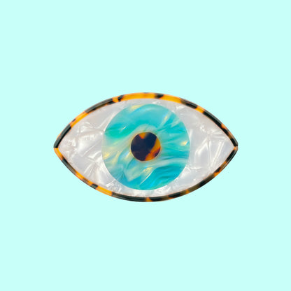 Eye Hair Claw - Blue