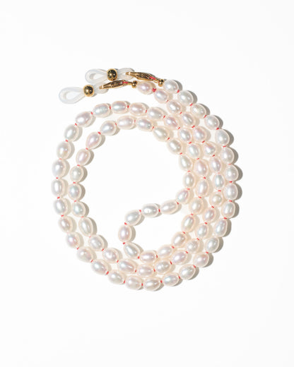 Grandma's Pearl - Silk Knotted Chain