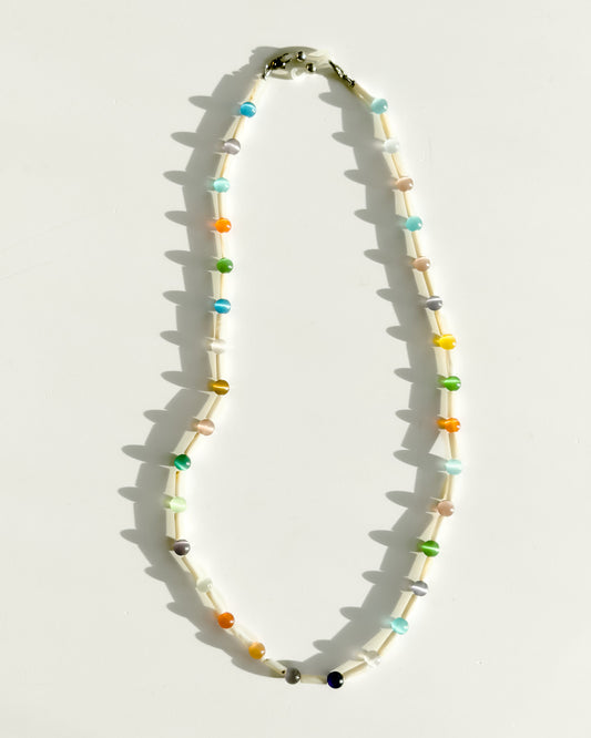 Mother of Pearl & Cat Eye Glasses Chain