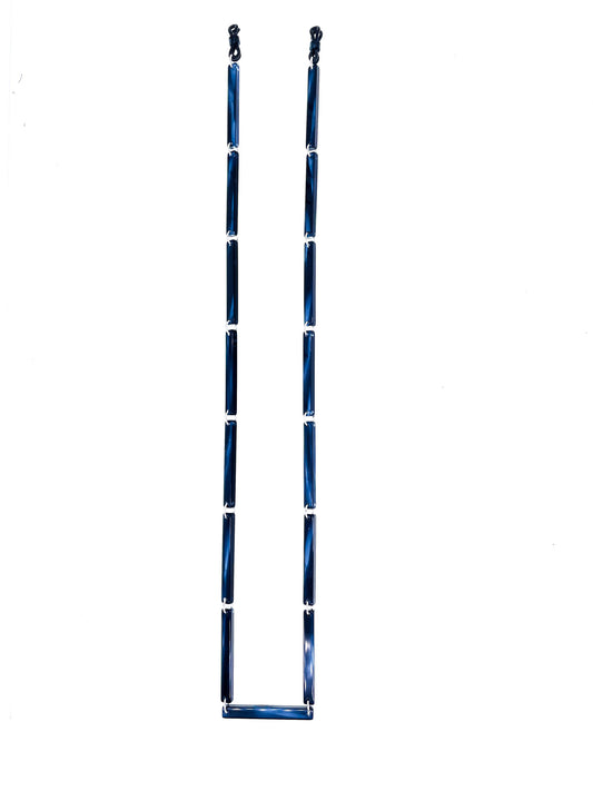 Spaghetti | Bio-Acetate Deep Ocean Blue| Glasses Chain