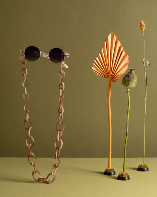Chunky 2.0 | Bio-Acetate Flesh Beige | Glasses Chain